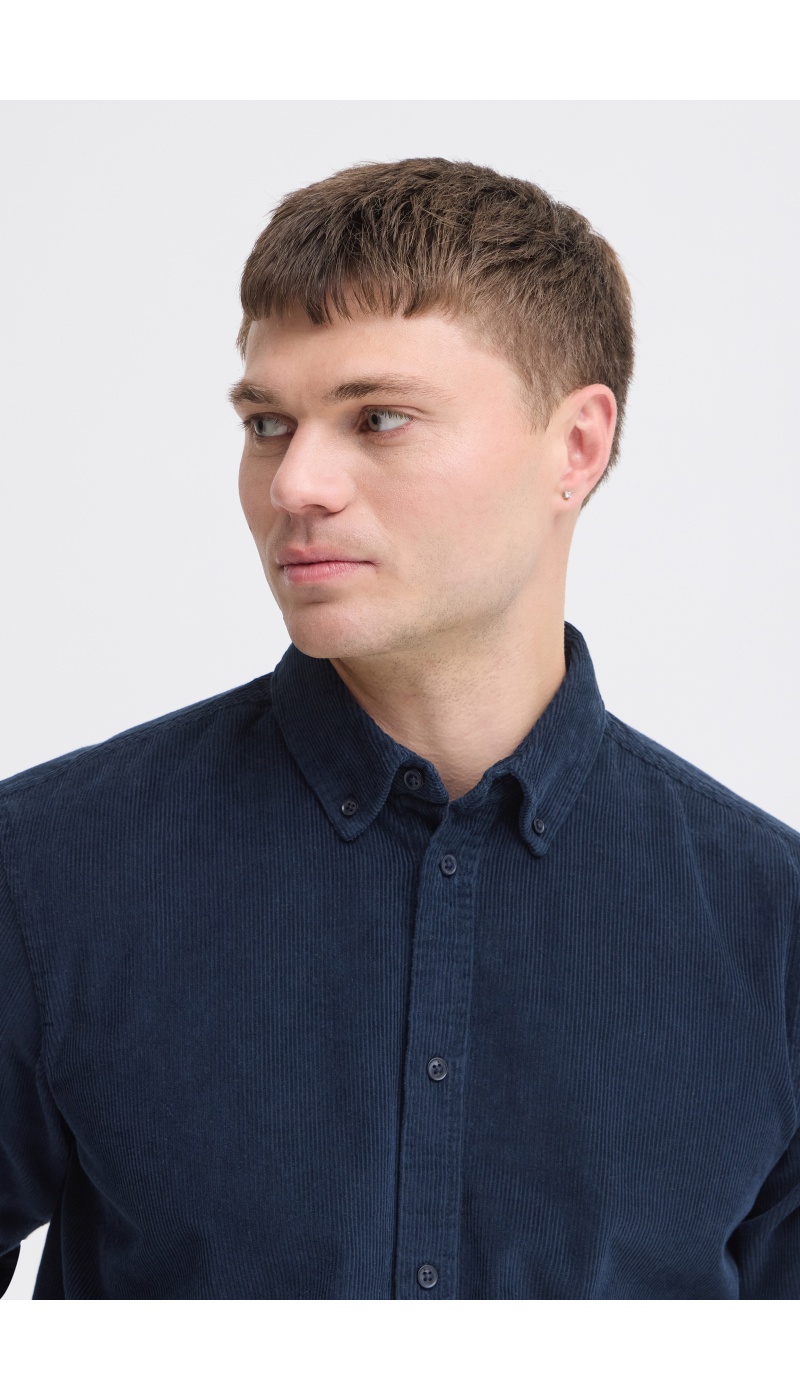 Chemise Côtelé Marine BHCOLIN BLEND - 4 | TOPS